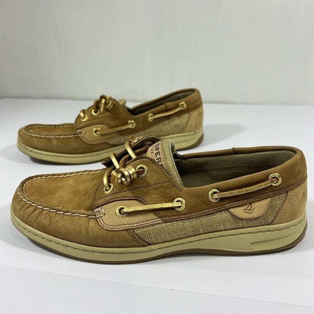 Sperry Top Sider Ivyfish Leather Size 8M Boat Shoes Sperrys STS90823‎ Womens